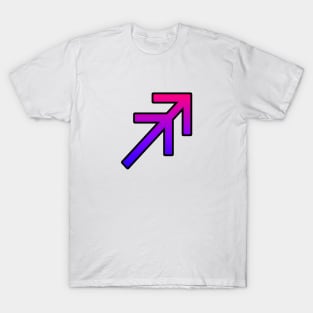 Sagittarius Bi Pride Symbol T-Shirt